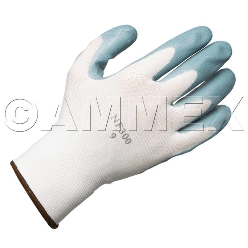 XL NYLON NITRILE PALM GLOVES