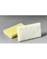 #63 White And Yellow Sponge Scrubber