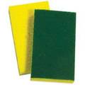 #74 Green And Yellow Sponge Scubber